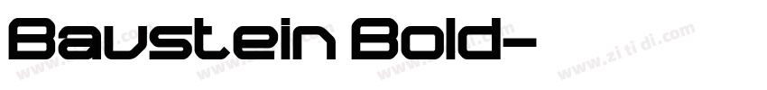 Baustein Bold字体转换